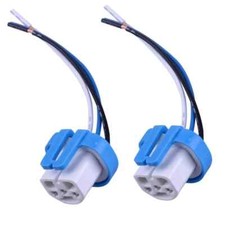 HerMia 9007 9004 HB1 HB5 High Temperature Ceramic Male Wire Harness Extension...