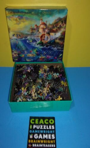 Ceaco Thomas Kinkade Disney Ariel Little Mermaid 750 Puzzle w/ Sisters and King - Picture 1 of 1
