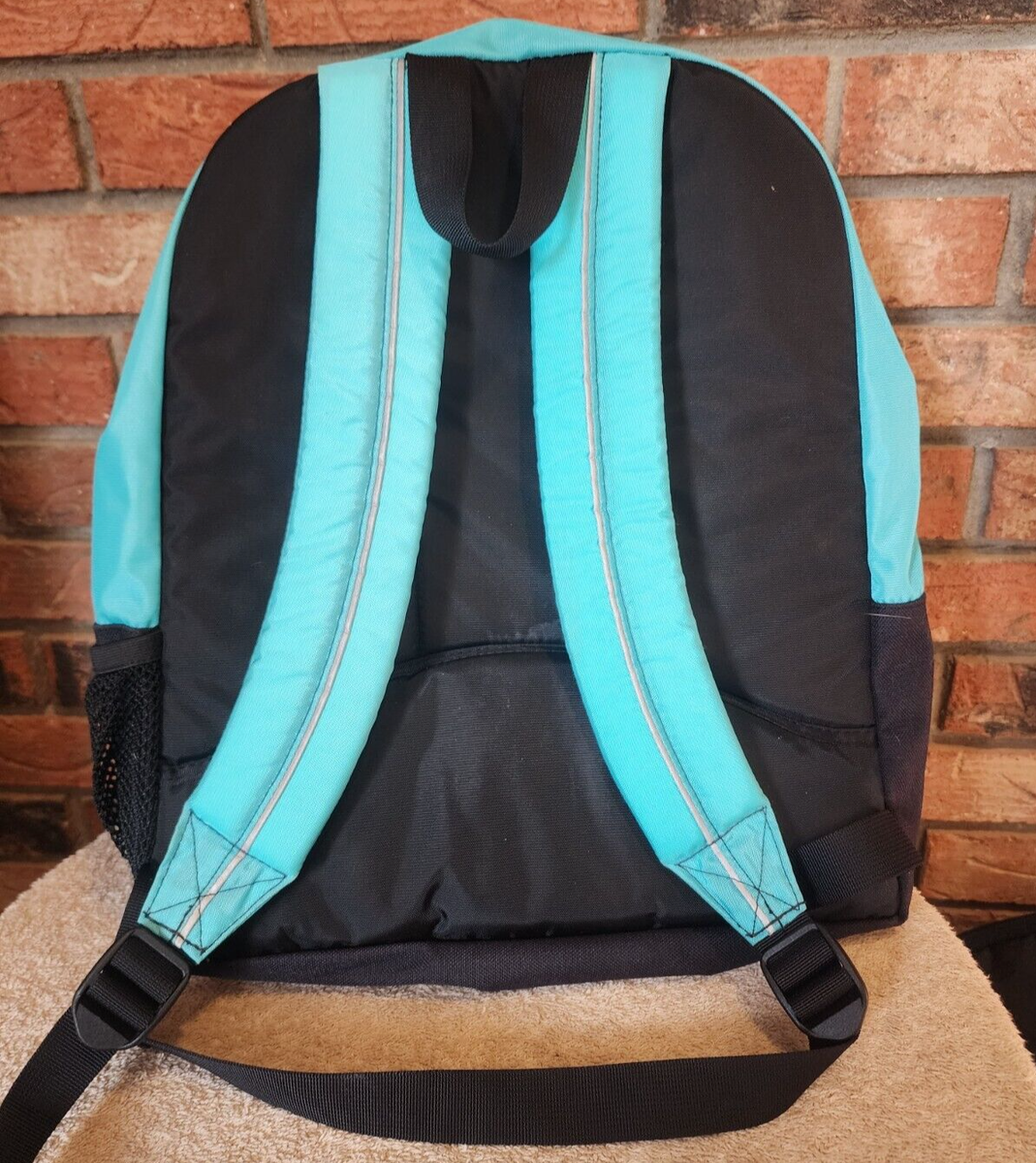 LL Bean turquoise teal black School Bookbag Backpack 3