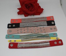 NWT Paparazzi 6 Rhinestone Bracelet Set Lot CAT RESCUE