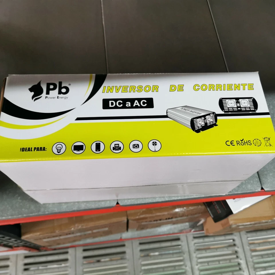 Inversor 12v Onda Modificada 1500W Enchufes Schuko 230V - Imagen 4 de 4