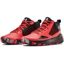  Under Armour Lockdown 5 Versa Red Black - Men's Size 5