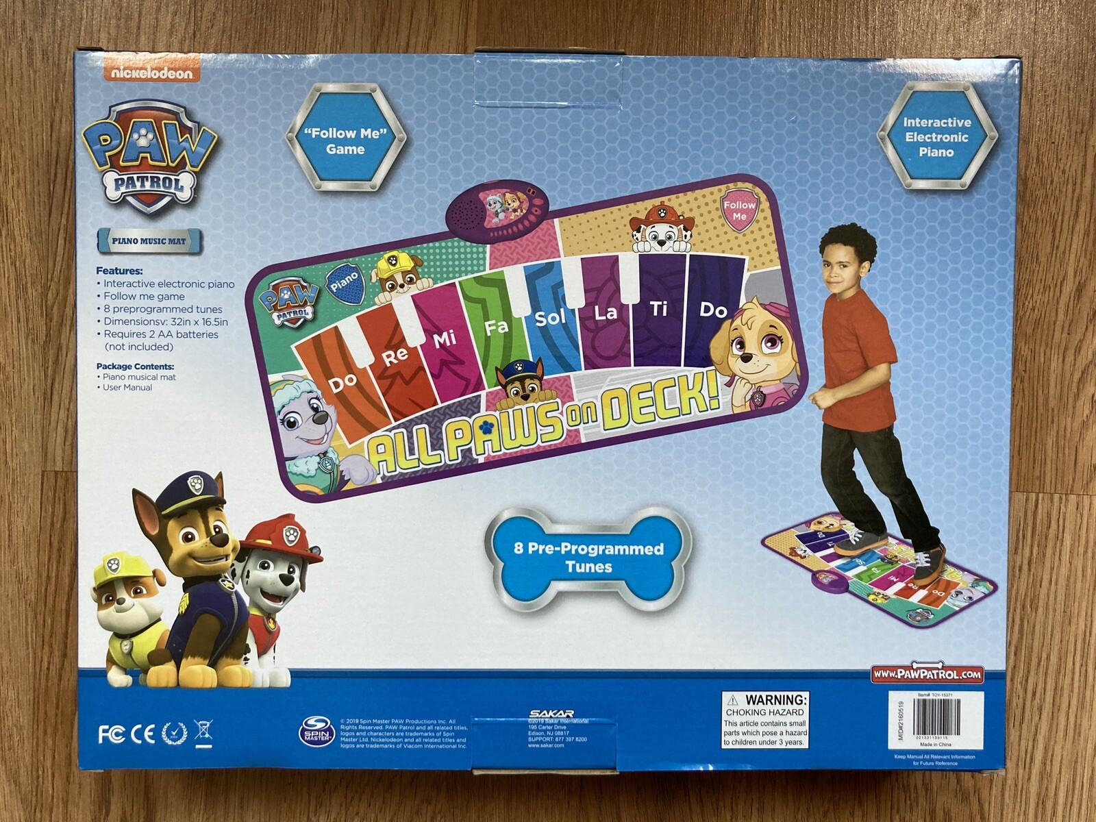 paw patrol stepper mat