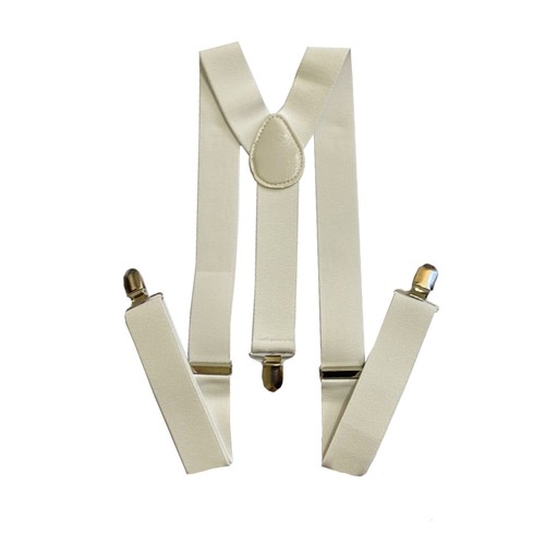 35mm Wide Men's Elasticated Suspenders Clip On Trouser Adjustable Fancy Braces - Picture 8 of 11