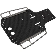 Carbon Fiber Chassis Plate w/Side Bumper for Tamiya Sand Scorcher Buggy Champ