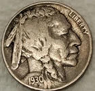 1930 - Buffalo Nickel -  Circulated - Five Cents - 5c- #9947