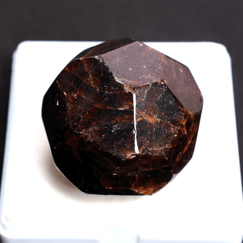 Corazón Guerrero ~ 95g Granate Almandina Natural Facetado Cristal Esfera Bola Espécimen - Imagen 10 de 12