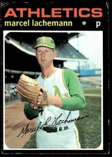 1971 Topps Marcel Lachemann Rookie Oakland Athletics #84