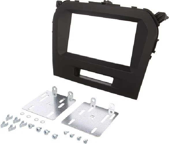 Facade autoradio 2DIN compatible avec Suzuki Grand Vitara ap14 - Noir brillant - Photo 1/1