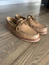 Sperry Todd Snyder US Size 10 Mens NEW SKU 17185772 Natural Tan Brown Boat Shoes