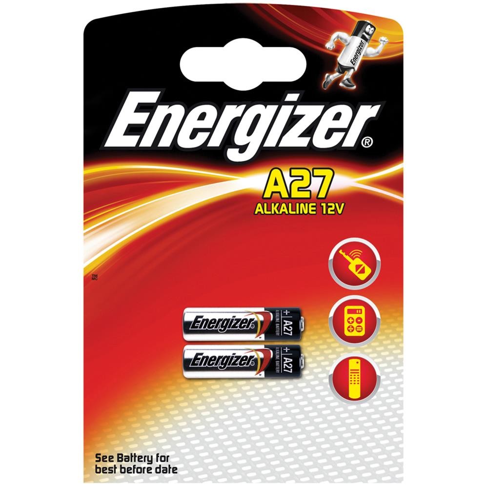 Щелочная батарейка Energizer A27 12V 2-в блистере