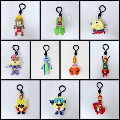 SpongeBob SquarePants Series 6 Figural 3D Bag Clip  - YOU CHOOSE!