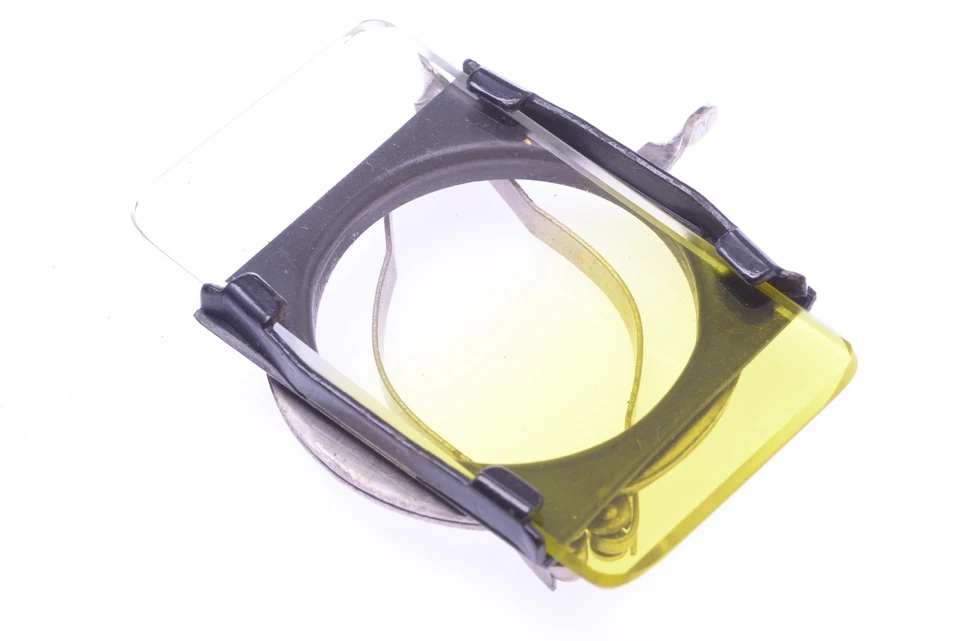 ✅ OMAG 'ROLLEIFLEX' 28.5MM GRADUAL YELLOW FILTER SET LENS CLIP ON 21-3 - Image 3 of 4