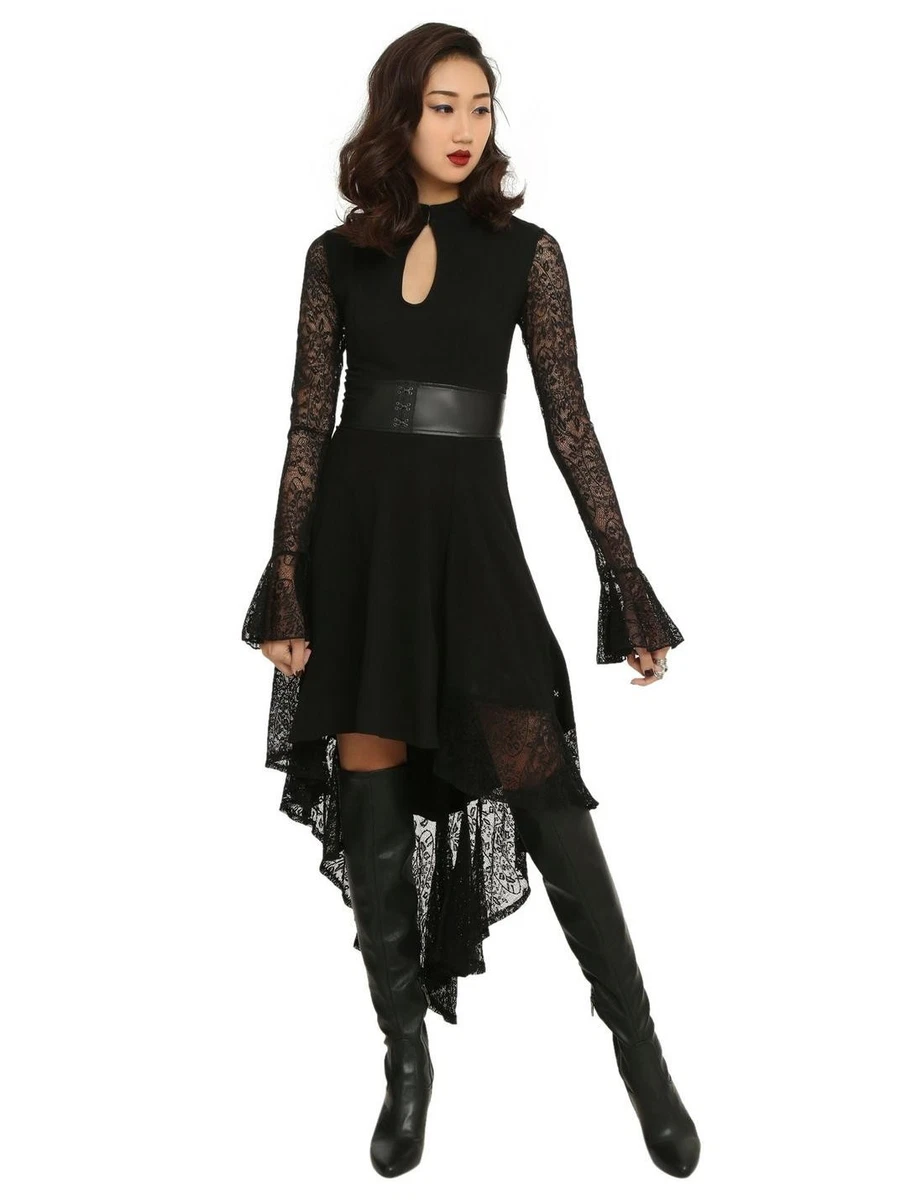 royal bones black lace dress ANNA Black Corset Dress  The Bunnies Store