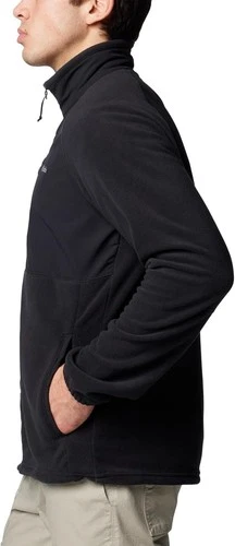 Columbia Men's Sage Peak Full Zip Fleece Comfort Jacket Black M NEW image 4