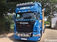 DachträGer + Jumbo Flecken X6+Klar Licht Passend FüR Scania P,G,R Serie Vor 09