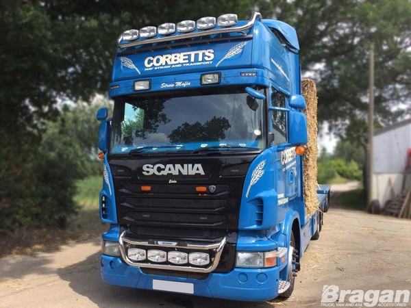 DachträGer + Jumbo Flecken X6+Klar Licht Passend FüR Scania P,G,R Serie Vor 09-image