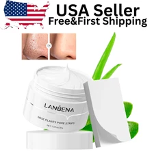 LANBENA Blackhead Remover Peel Off Mask 60 Count Deep Pore Cleansing Facial