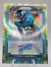 2021 Panini Prizm Green Camo Tyson Campbell #23/25 #384 Rookie Auto RC RARE💎