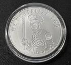 2016 We Brutalize You Silver Shield 1 Troy oz .999 Fine Silver Round COA