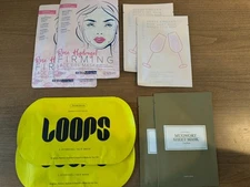 8 Korean Face Masks Lot Loops Patchology Mugwort Rose Hydrogel Sheet NEW