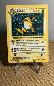 1st Edition Shadowless Raichu | eBay