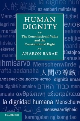 Aharon Barak Human Dignity (Taschenbuch)