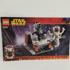 Lego 7251 Darth Vader Transformation Instruction Manual Only Star Wars