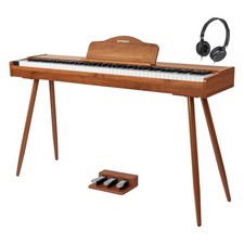 Digital Piano 88 Keys, Hammer-Action Weighted Keyboard, Full size Electric Pi...