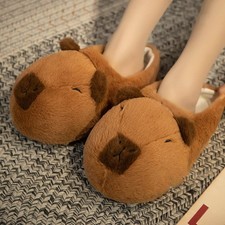Pantoufles d'hiver chaudes pour femmes, pantoufles d'intérieur, chaussures de