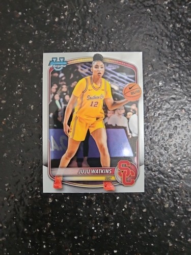Topps 2025-26 Bowman University Chrome JuJu Watkins BCP-96 USC Trojans Rookie