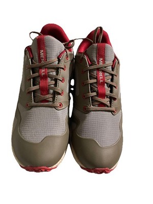 Merrell Women Altalight Trail Running Shoe Size 6.5 Wide Red Gray Hiking Walking