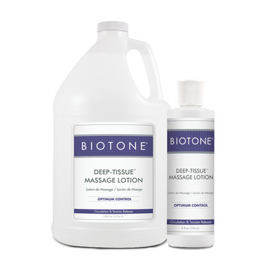BIOTONE Deep-Tissue Massage Lotion Unscented - Non-Greasy, Paraben Free