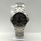 Vintage Seiko Kinetic 5M62-0AH0 Two Tone Watch 41mm Power Indicator Runs!