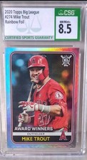 2020 Topps Big League - Award Winners Mike Trout #274 Rainbow Foil 43/100