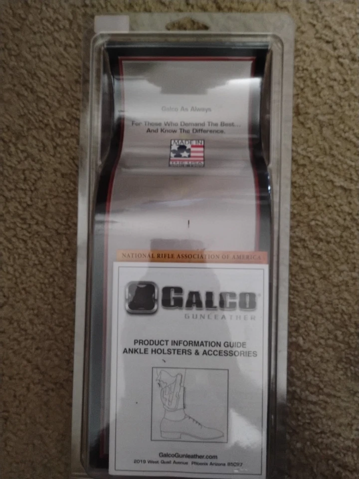Funda tobillera Galco COP mano derecha para autos medianos, parte #CAB2M (7) Foto 4 de 4