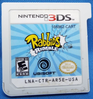 Rabbids Rumble (Nintendo 3DS, 2012) Cartridge Only