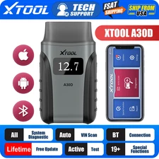 XTOOL A30D All System OBD2 Diagnostic BiDirectional Scanner Lifetime Free Update