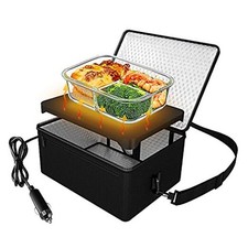  90W Faster Portable Oven, 12V Car Food Warmer Portable Black-90w Faster