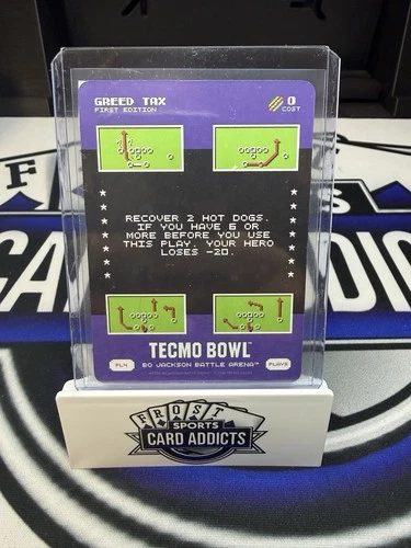 2026 Bo Jackson Battle Arena Tecmo Greed Tax Play #4 (PL4) SSP