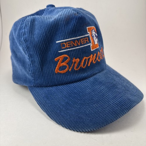 De colección Annco DENVER BRONCOS Pana SnapBack Gorra Gorra Adulto Talla Azul NFL - Imagen 2 de 21