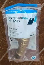 SharkBite 3/4" x 3/4" Slip Ball Valve (Push-To-Connect) #UR24736