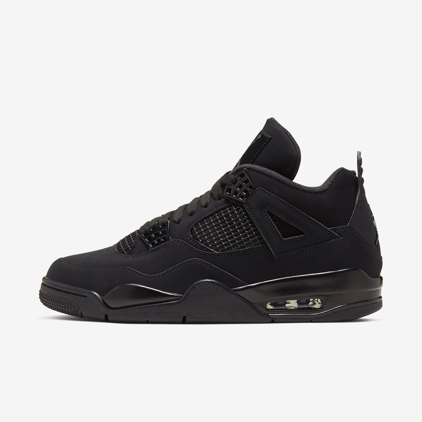 Air Jordan 4 Retro ‘Black Cat’ (2020) Black Sneakers, Size 10.5 BNIB CU1110-010