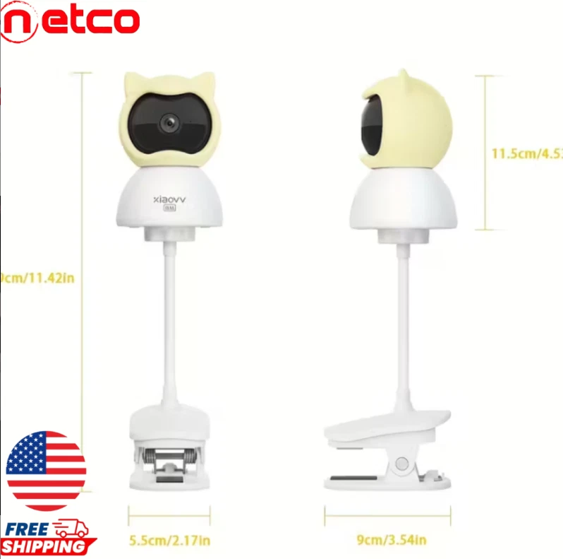 🍼🔒 Tranquilidad Total para Mamá & Papá — Cámara WiFi 4MP HD para tu Bebé 📡 - Image 2 of 4