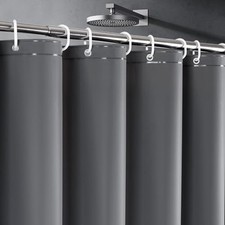 Shower Curtain Liner Premium PEVA 72 x72 72"W x 72"L Pack of 1 Dark Grey