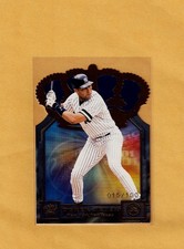 2001 Pacific GOLD CROWN DIE CUT BLUE #24 DEREK JETER NUMBERED 015/100 RARE!