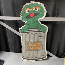 Oscar The Grouch ~ 18" Felt ~ 1971,75 Muppets, Inc