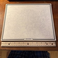 1970 Venus Paradise Color by Number Picture Places to See "Bryce Canyon" 12x10