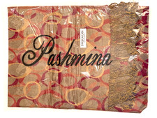 PASHMINA SCARF. BRAND NEW IN PACKAGING. GREAT CHRISTMAS GIFT 