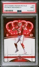 2017 Panini Crown Royale Patrick Mahomes II #84 PSA 9